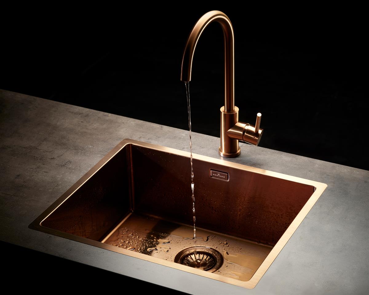 Miami Copper Sink with Kalix Tap