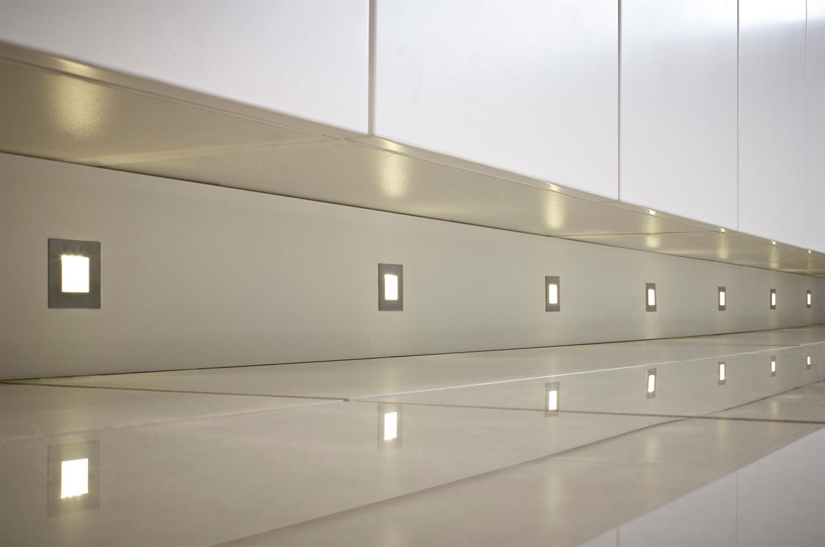 Sensio Warm White Luce SLS LED Plinth Lights.